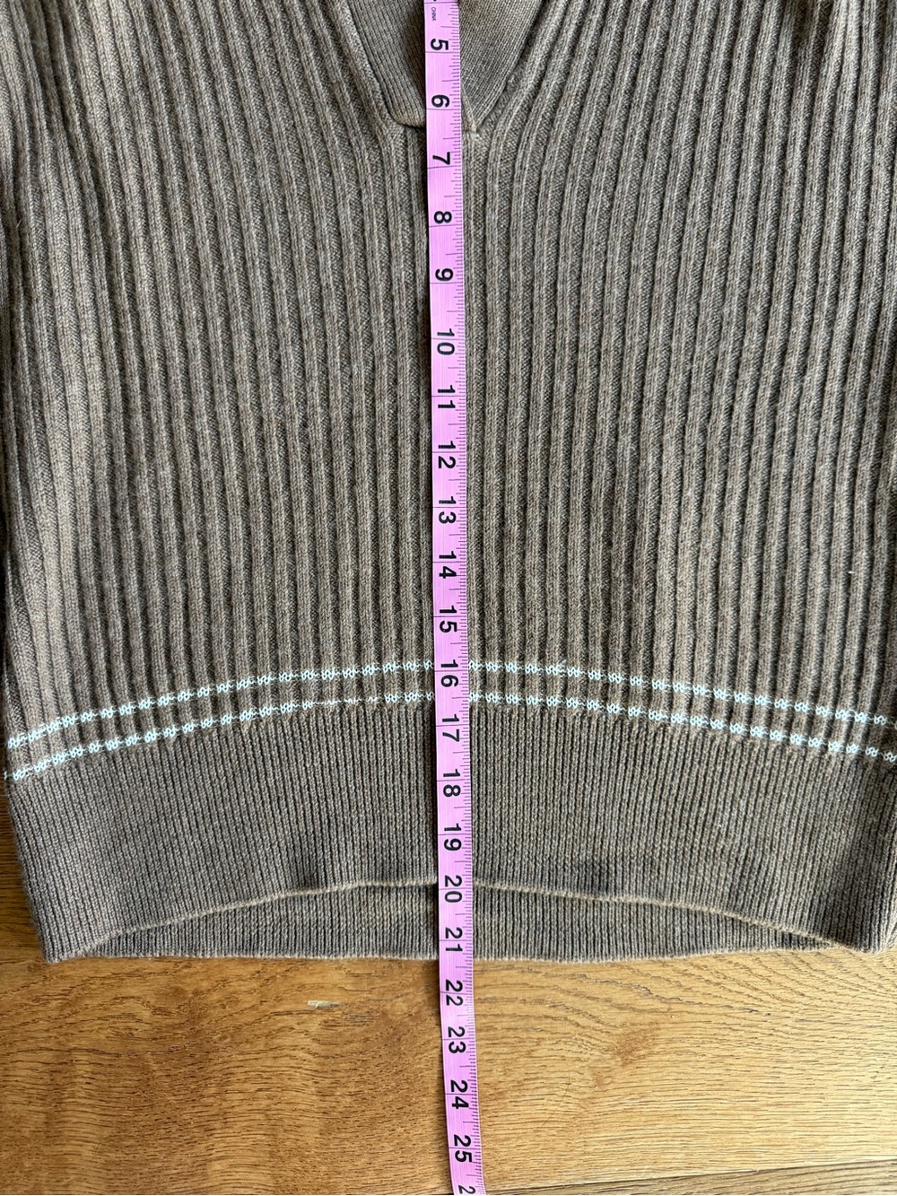 rag & bone Ribbed Monti Polo Sweater in Brown Size M - Picture 4 of 8